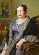 Portrait of Margarete von Soist. Signed and dated